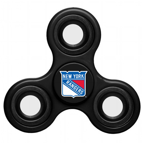 NHL New York Rangers 3 Way Fidget Spinner C95 - Black
